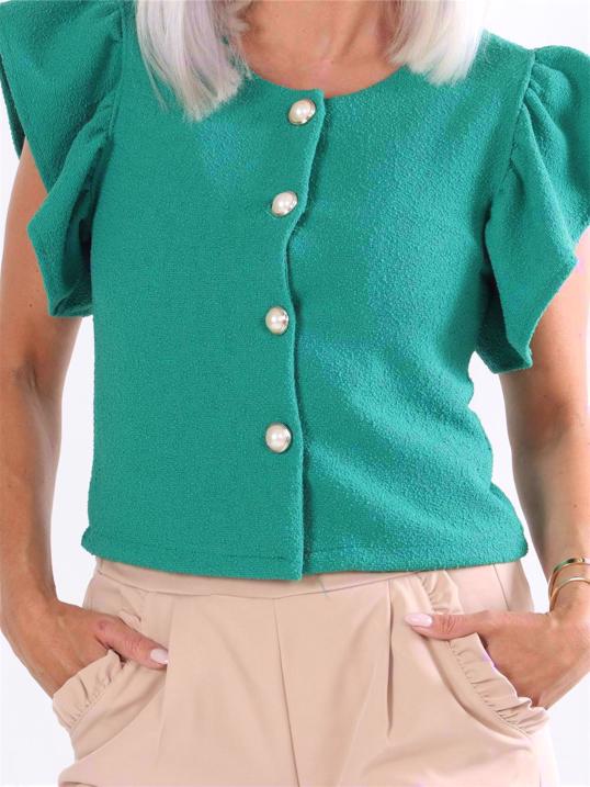 Molly - Fin cardigan med perleknapper